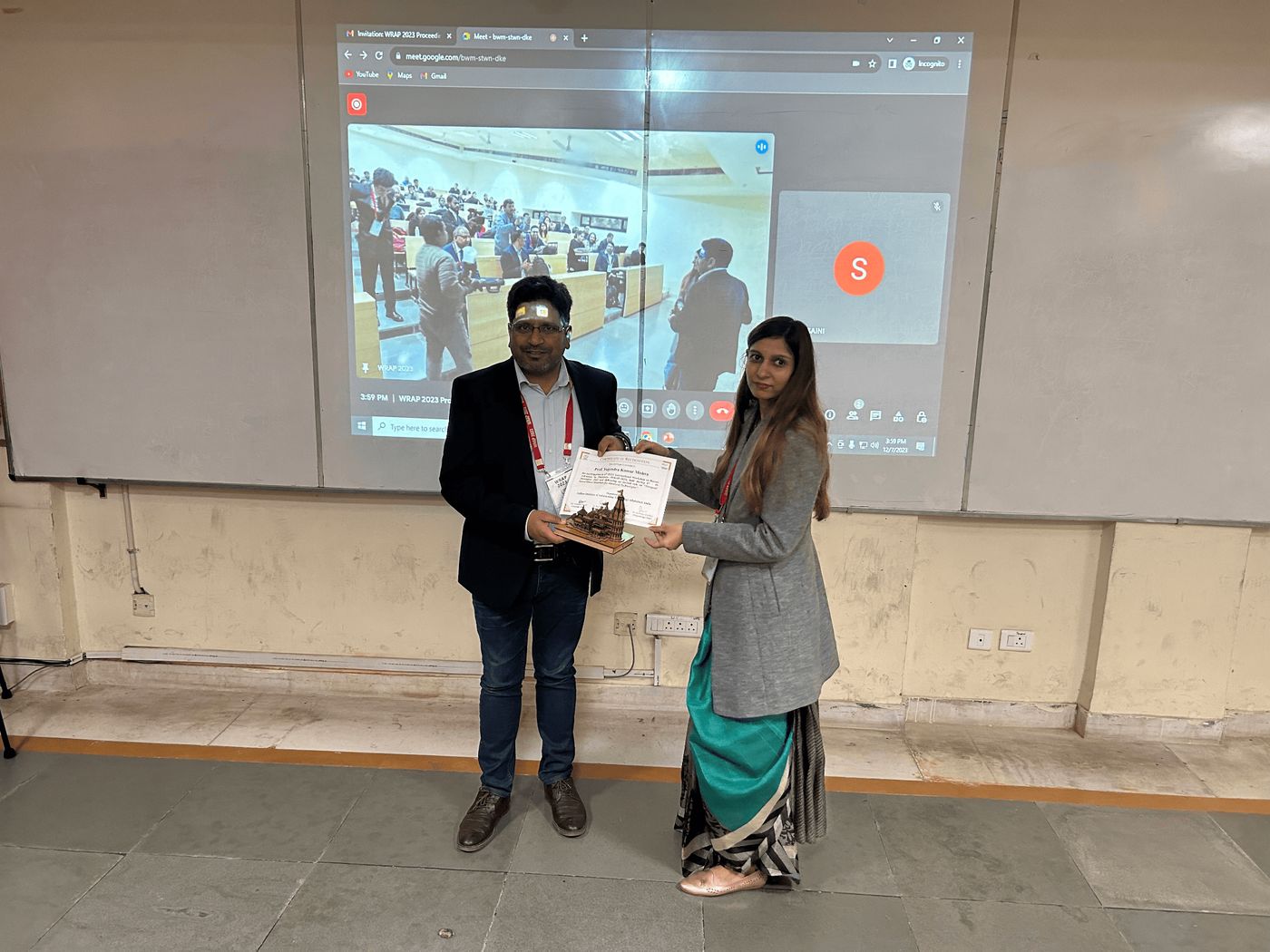 Optica Traveling Lecture by Prof. Yogendra Kumar Mishra, photo 2